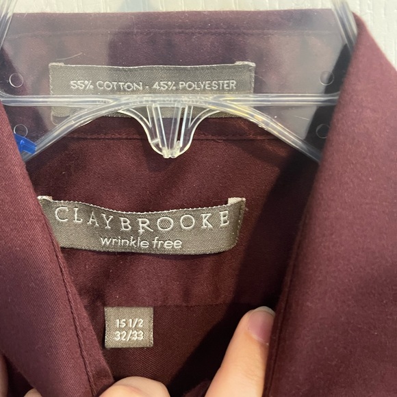 Mens ClayBrooke wrinkle free button up - Picture 2 of 2